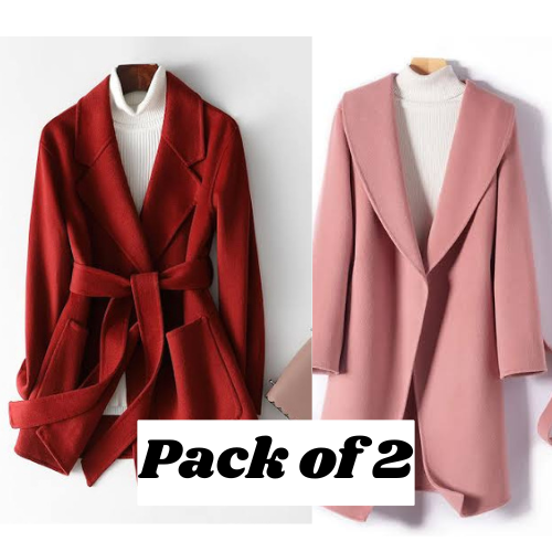 Pack OF 2 LADIES & WOMEN COAT